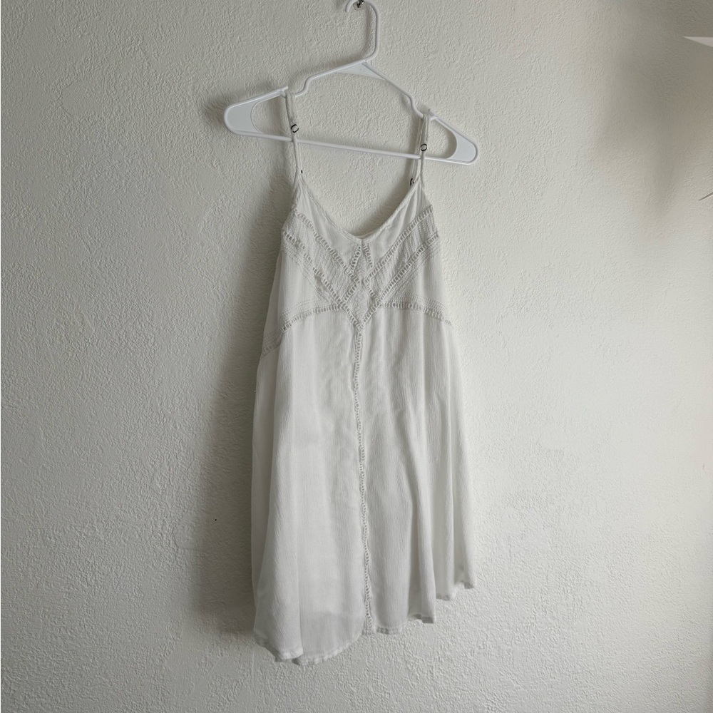 Muse White Lace-Trimmed Chemise